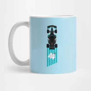 Lewis Hamilton car Mug